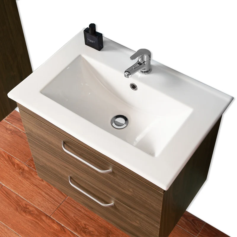 Lot de meuble de salle de bain complet avec meuble+vasque+miroir