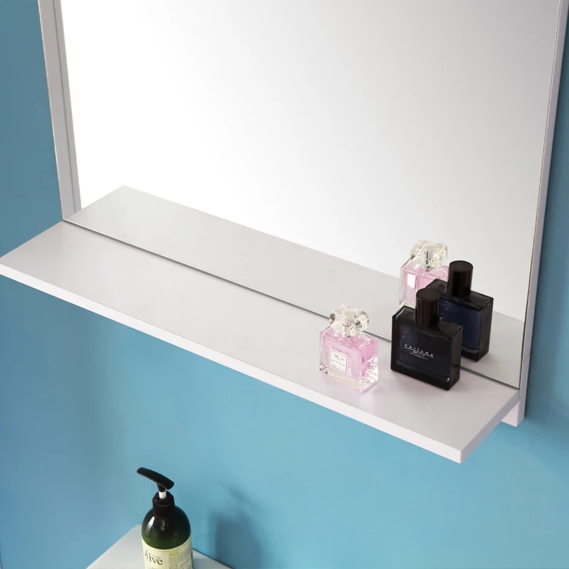 Lot de meuble de salle de bain complet avec meuble+vasque+miroir