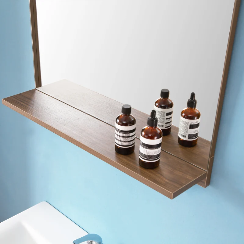 Lot de meuble de salle de bain complet avec meuble+vasque+miroir