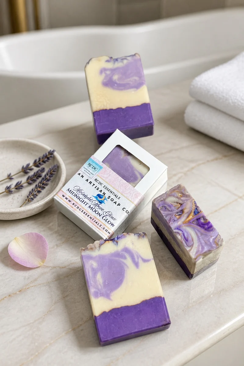 Midnight Moon Glow~ Handmade Cold Process Soap