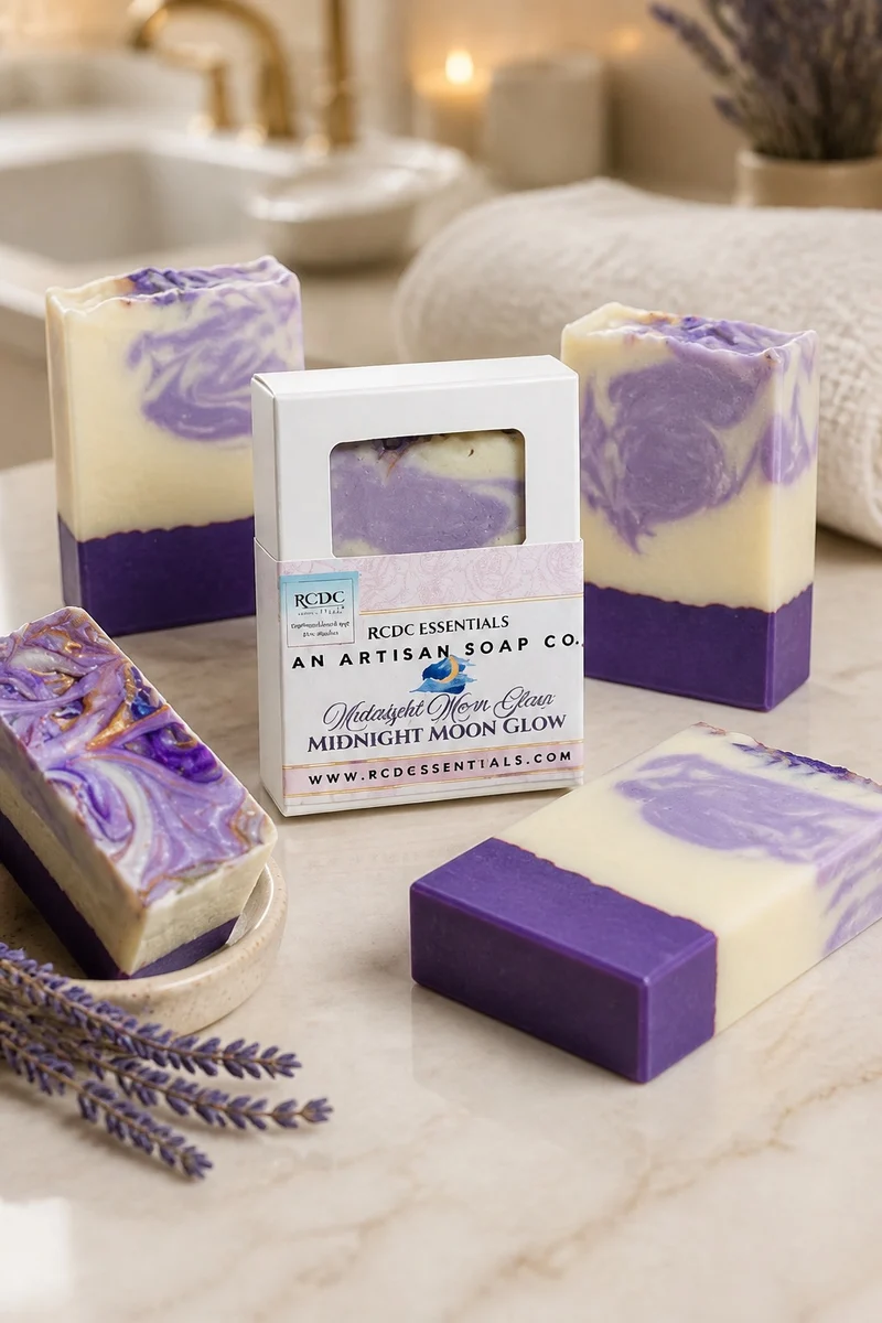 Midnight Moon Glow~ Handmade Cold Process Soap