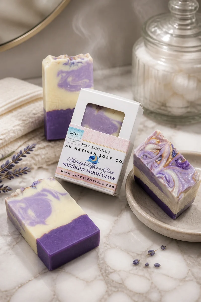 Midnight Moon Glow~ Handmade Cold Process Soap