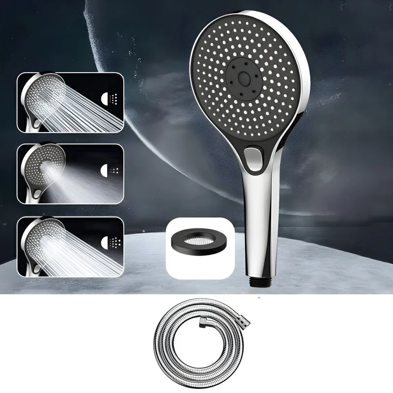 Pommeau de Douche Anti-Calcaire 3 jets