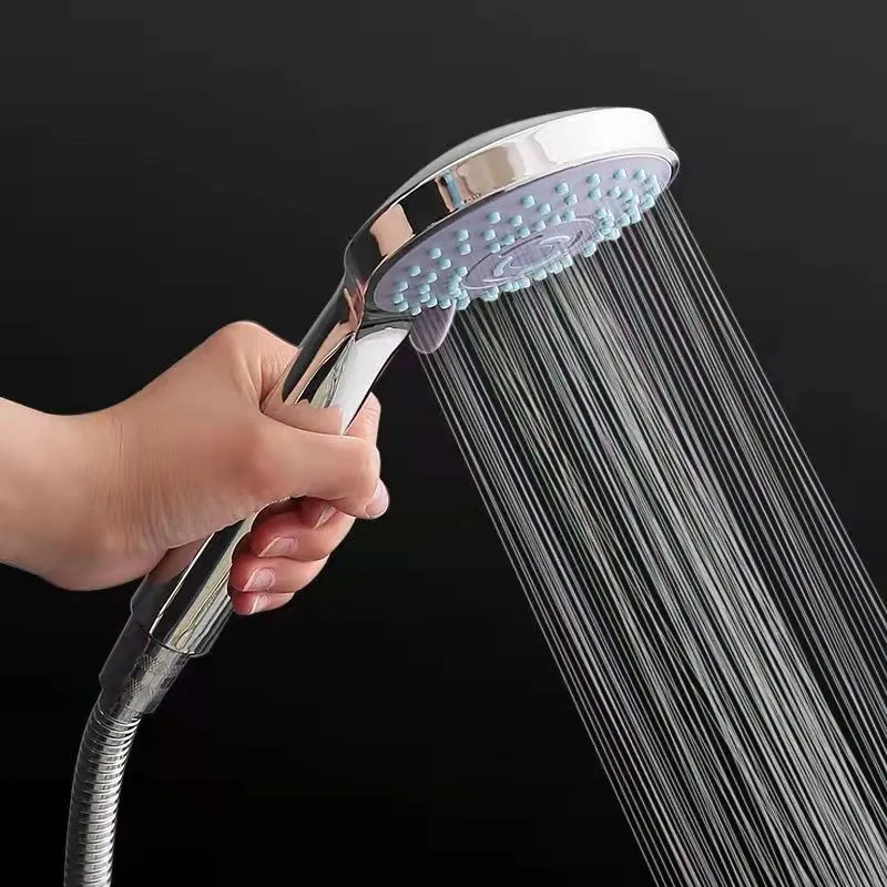 Pommeau de douche Haute pression Inox 5 Jets