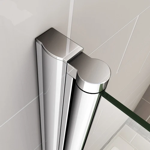 Aica 800x1400x6mm pare baignoire pivotant 180°porte de baignoire, 6mm verre anticalcaire avec bandes horizontales,installation à gauche l