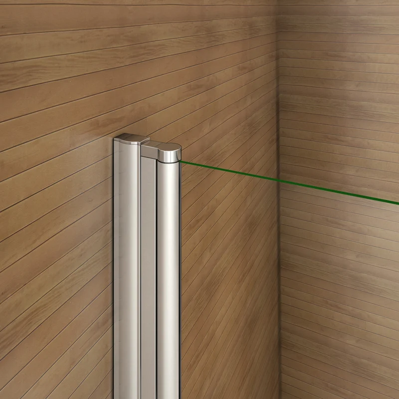 Aica 800x1400x6mm pare baignoire pivotant 180° porte de baignoire, écran de baignoire, 6mm verre trempé anticalcaire