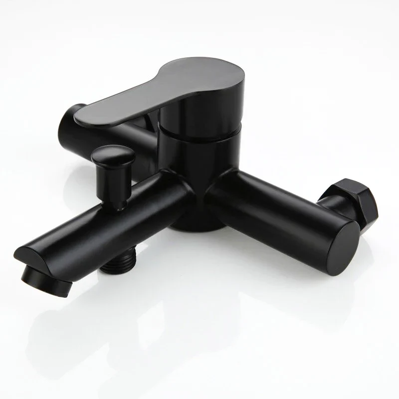 Robinet Mural Douche et Baignoire Noir