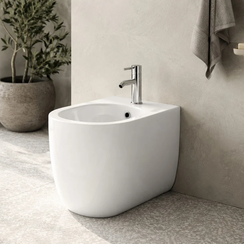 MILADY Floor Standing back to wall bidet - 520 x 360mm