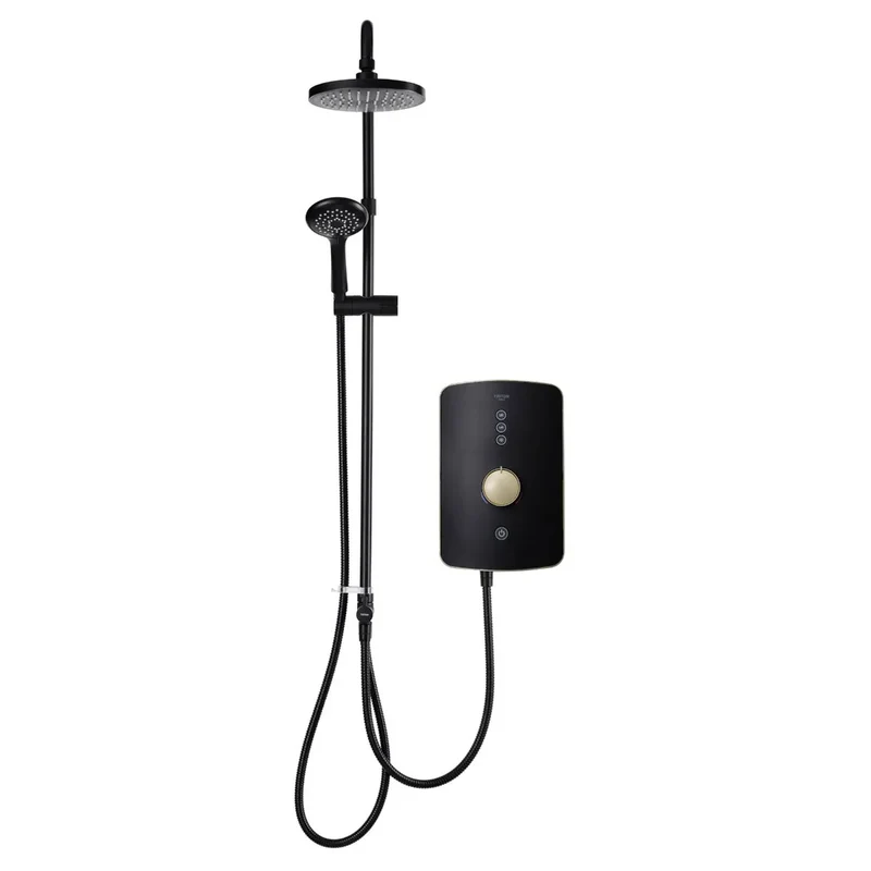 Triton Amala DuElec Electric Shower - Brushed Brass