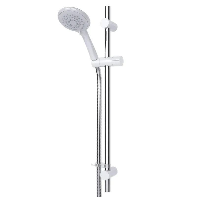 Triton Pro-Fit 8000 Series Shower Kit Complete - White/Chrome