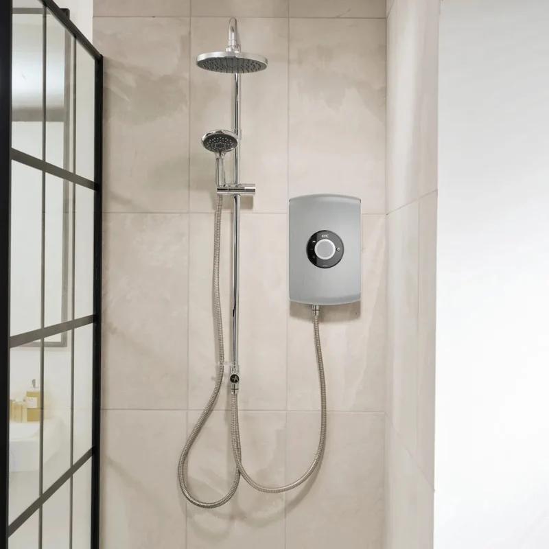 Triton Amore Brushed Steel DuElec Diverter
