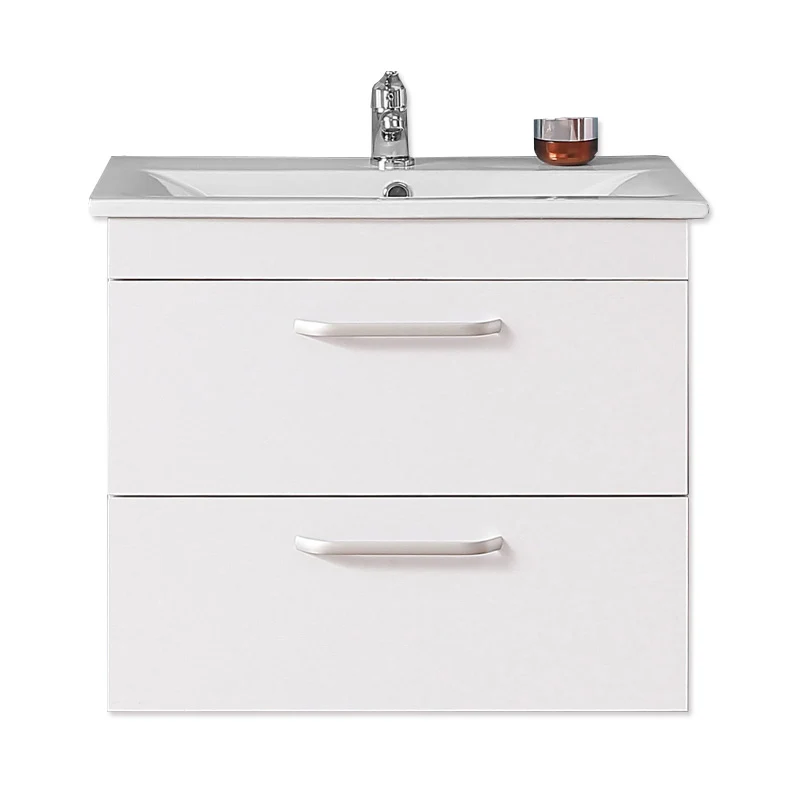 Meuble de salle de bain modèle de Anlo double et cœur bleu 61x40x53cm Ensemble meuble et vasque