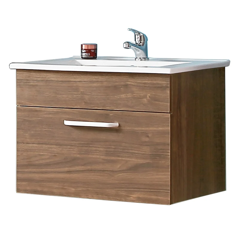 Meuble de salle de bain Meuble sous vasque suspendu 1 tiroir 58 cm+Vasque