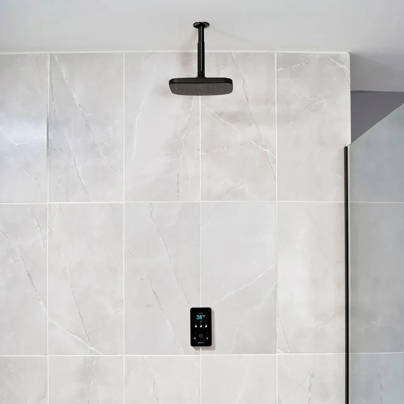 Triton ENVi Electric 10.5.0kW Shower with Fixed Head - Black