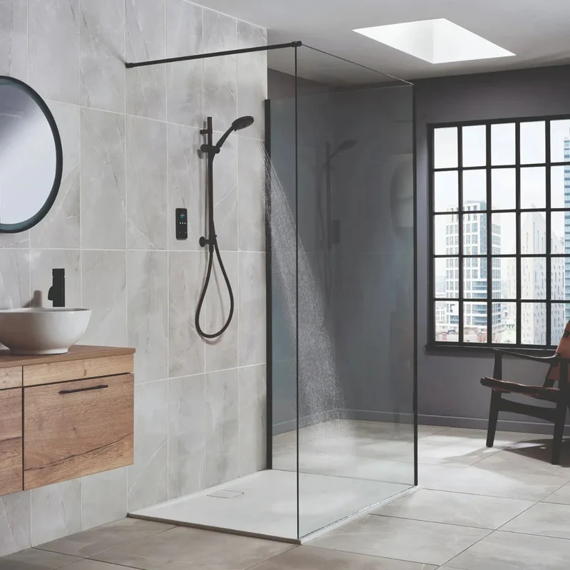 Triton ENVi Electric 10.5KW Shower with Rail Kit - Black