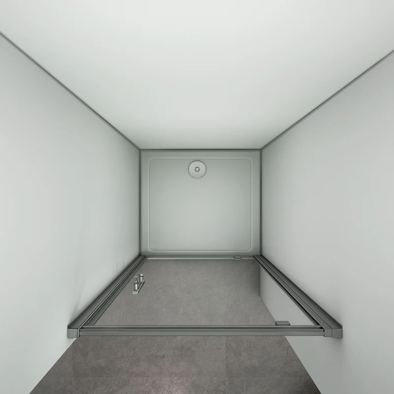 Aica porte de douche pivotante,paroi de douche,76/80/90x185cm, installation en niche,poignée inox,verre 6mm,sans receveur