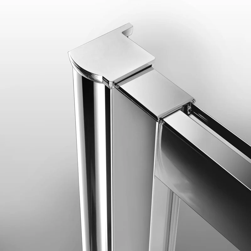 Aica 185cm cabine de douche porte coulissante avec paroi de douche pas de receveur