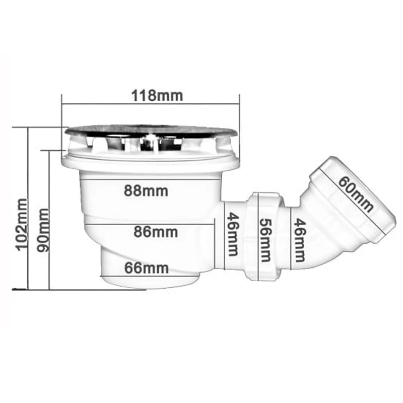 Aica receveur de douche blanc extra plat carré avec le kit de plinthe et pieds et bonde de douche, sq