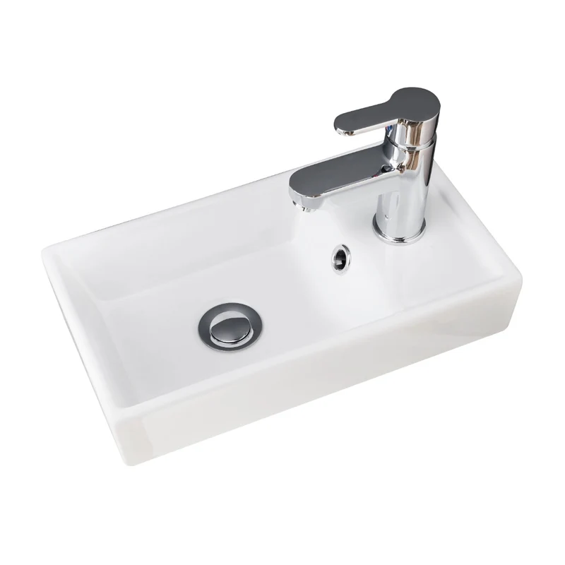 Nuie 1 Tap Hole 400mm Ceramic Compact Basin