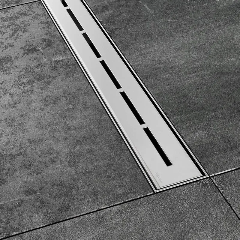 Ravak 750mm Runway Shower Channel - Chrome