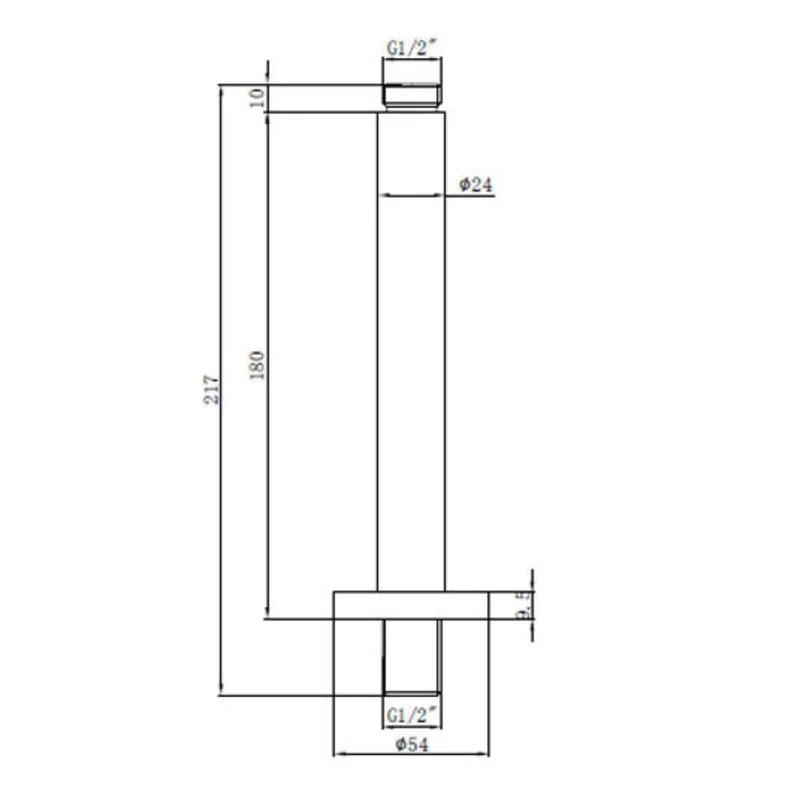 Round Twin Thermostatic Concealed Mixer Shower Kit with Ceiling Mounted 300mm Shower Head & Handset