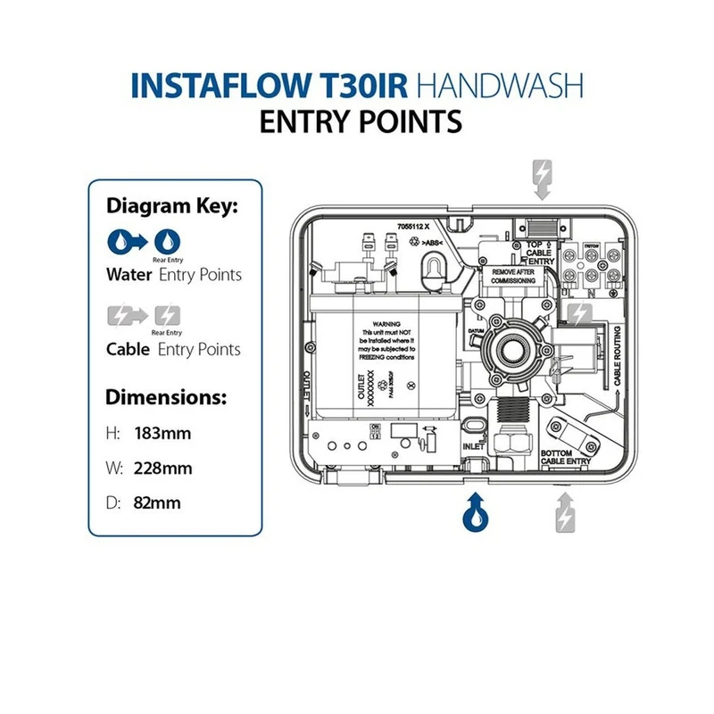 Triton T30IR 3kW Infra Red Handwash