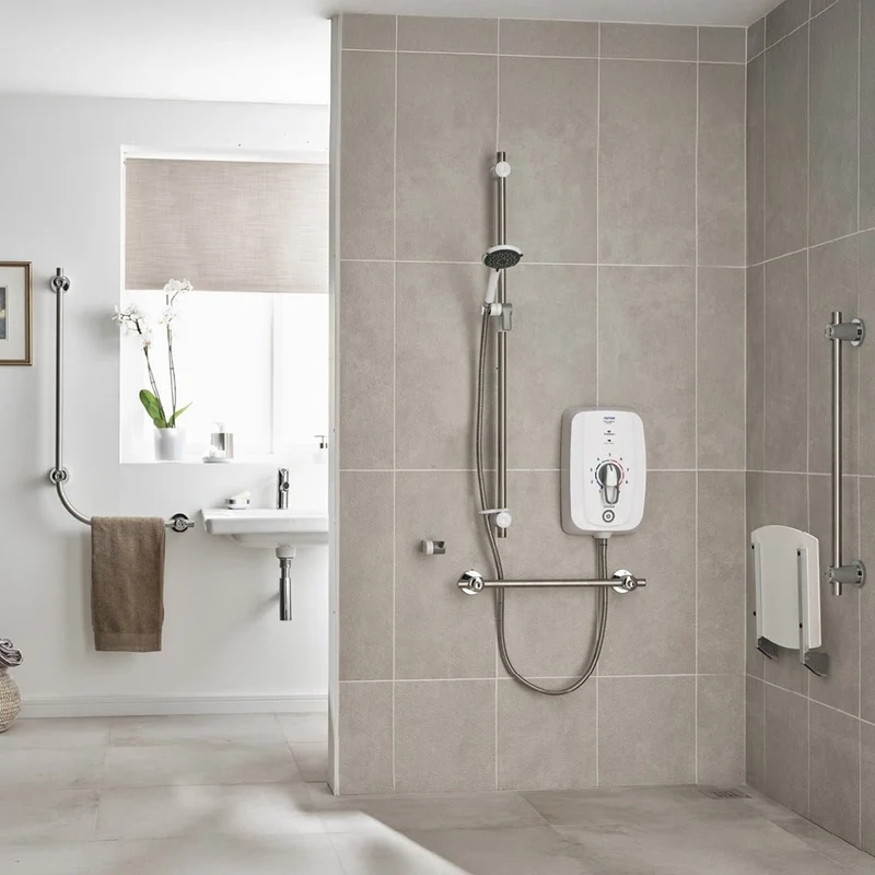 Triton Omnicare Design 8.5kW Thermostatic Shower With Extended Kit