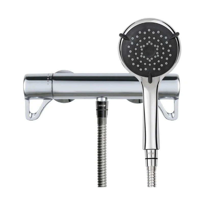 Triton Elina Type 3 TMV Bar Mixer Shower with Grab Riser Kit