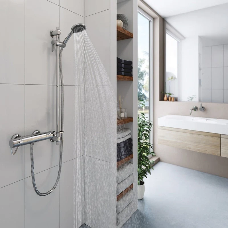 Triton Elina Type 3 TMV Bar Mixer Shower with Grab Riser Kit