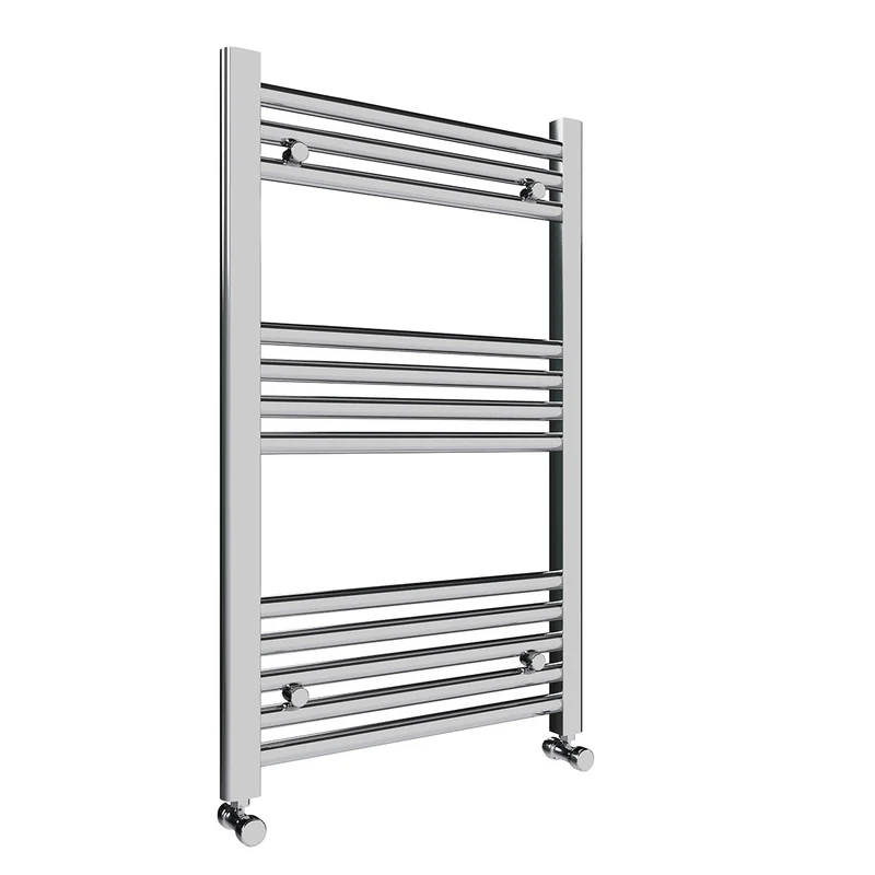 Eliseo Ricci 800 x 500mm Straight Heated Towel Rail - Chrome