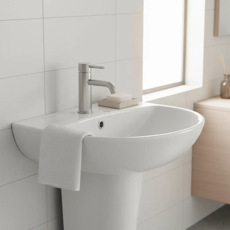 Deia/Belini 500mm Basin & Semi Pedestal