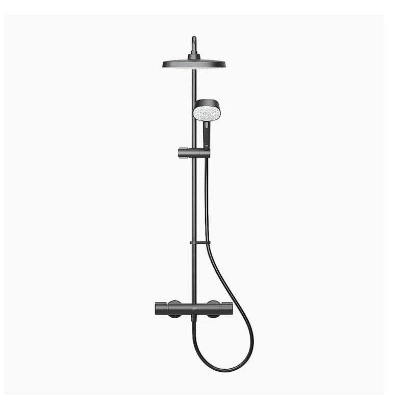 Mira Relate Dual Bar Mixer Shower Matt Black