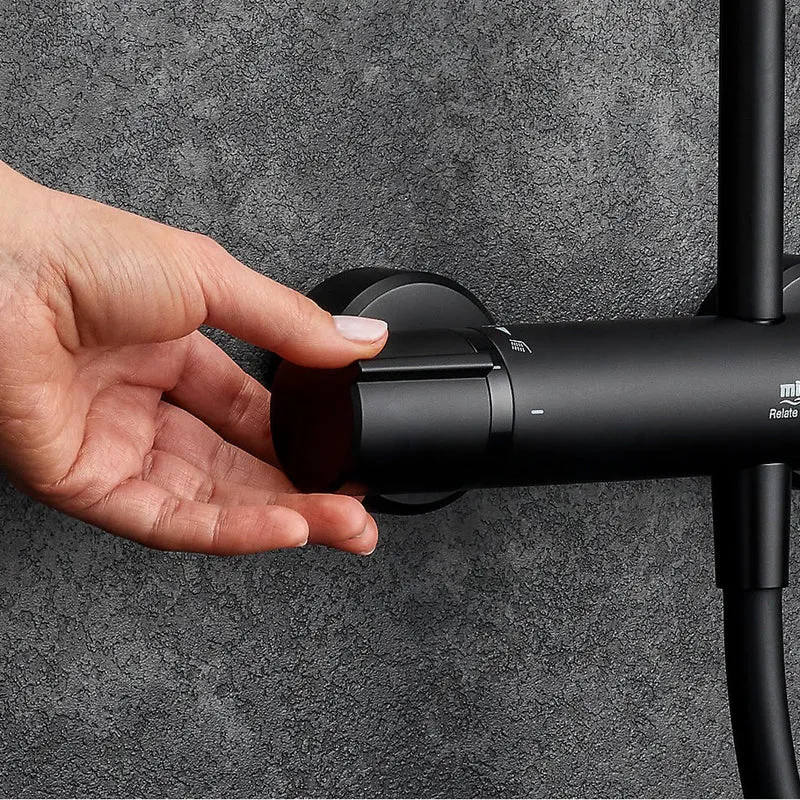 Mira Relate Dual Bar Mixer Shower Matt Black