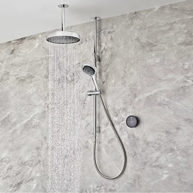 Mira Platinum Dual Outlet Ceiling Fed Low Pressure Shower