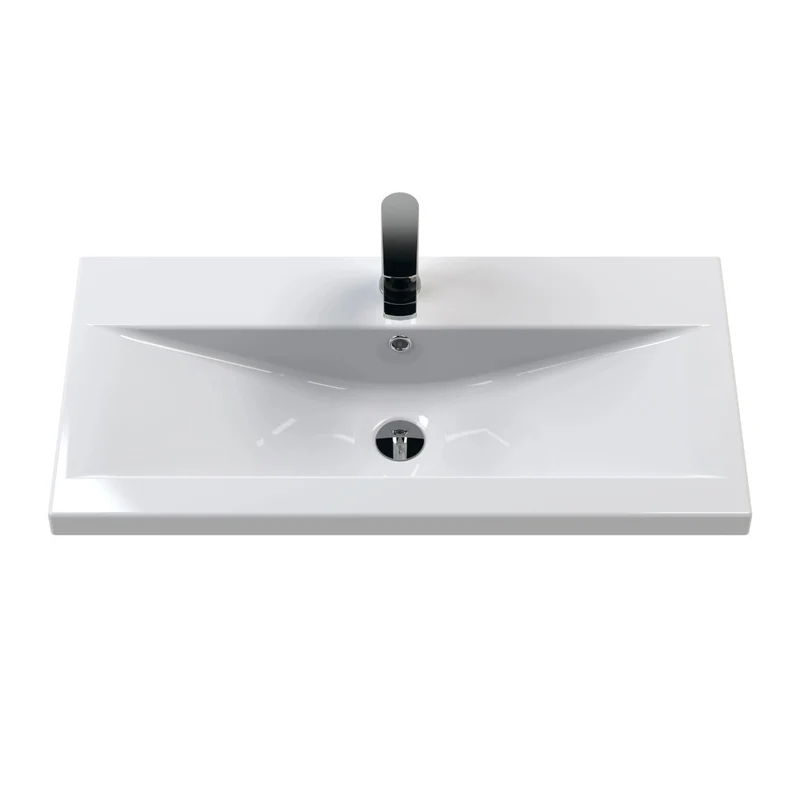 Minimalist Mid Edge Basin - 800mm
