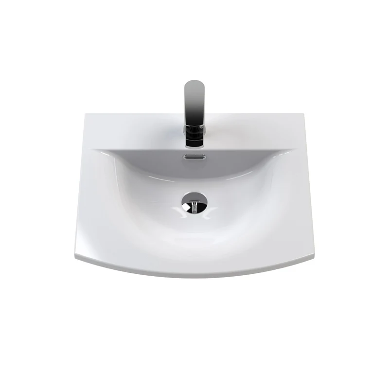 Modern Bow Fronted Furniture Basin - 500mm