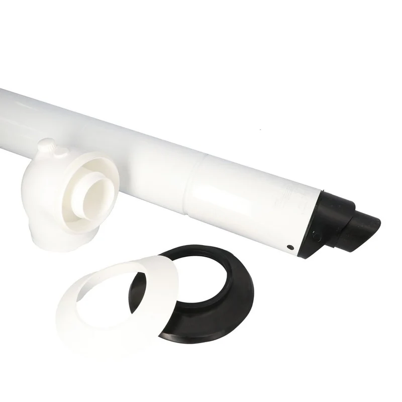 Ideal Logic 1m Horizontal Telescopic Flue Terminal