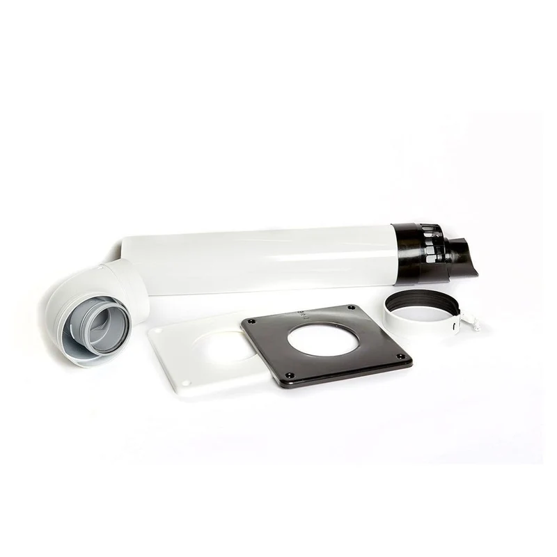 Ideal Evomax Horizontal Wall Flue Kit - 80/125mm