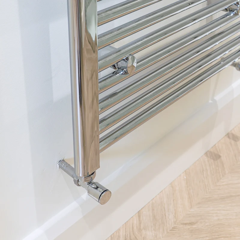 Eliseo Ricci 1200 x 500mm Straight Heated Towel Rail - Chrome