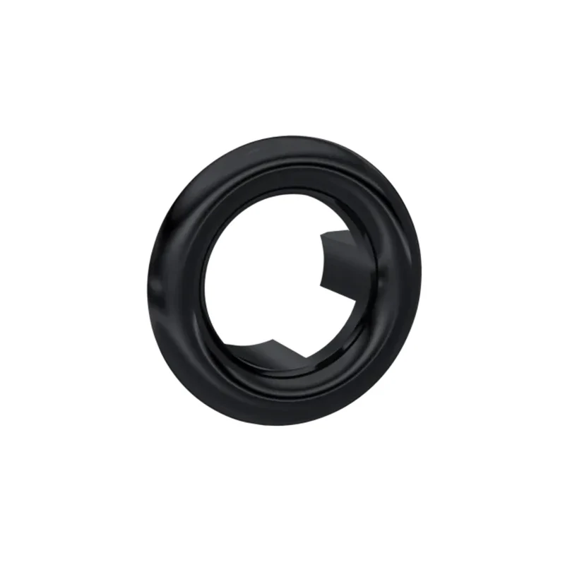 Objekt Ceramica Round Basin Overflow Cover - Satin Black