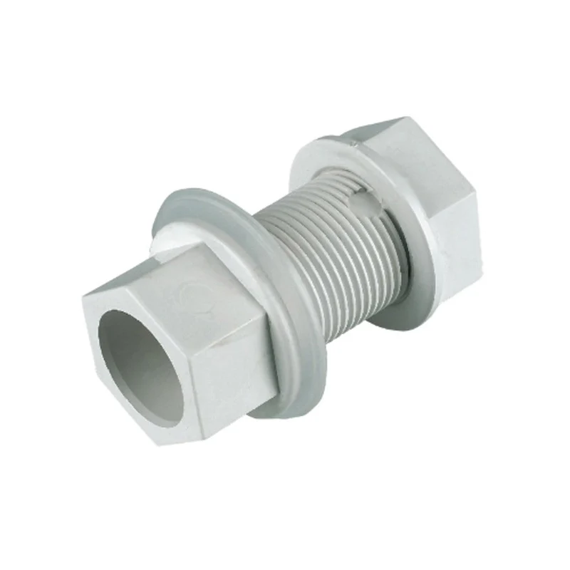 Floplast 21.5mm Overflow Straight Tank Connector
