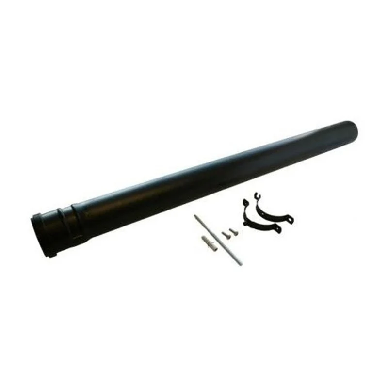 Baxi Multifit Plume Displacement Kit Terminal with 1m Extension 60/100mm - Black