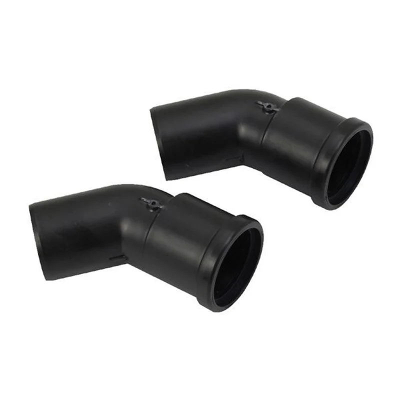 Baxi Multifit 135 Degree Plume Bend 60/100mm Black