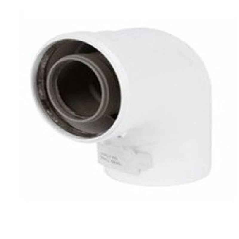 Baxi/Main/Potterton Multifit 135 Degree Flue Bend 60/100mm with Fixing Screws