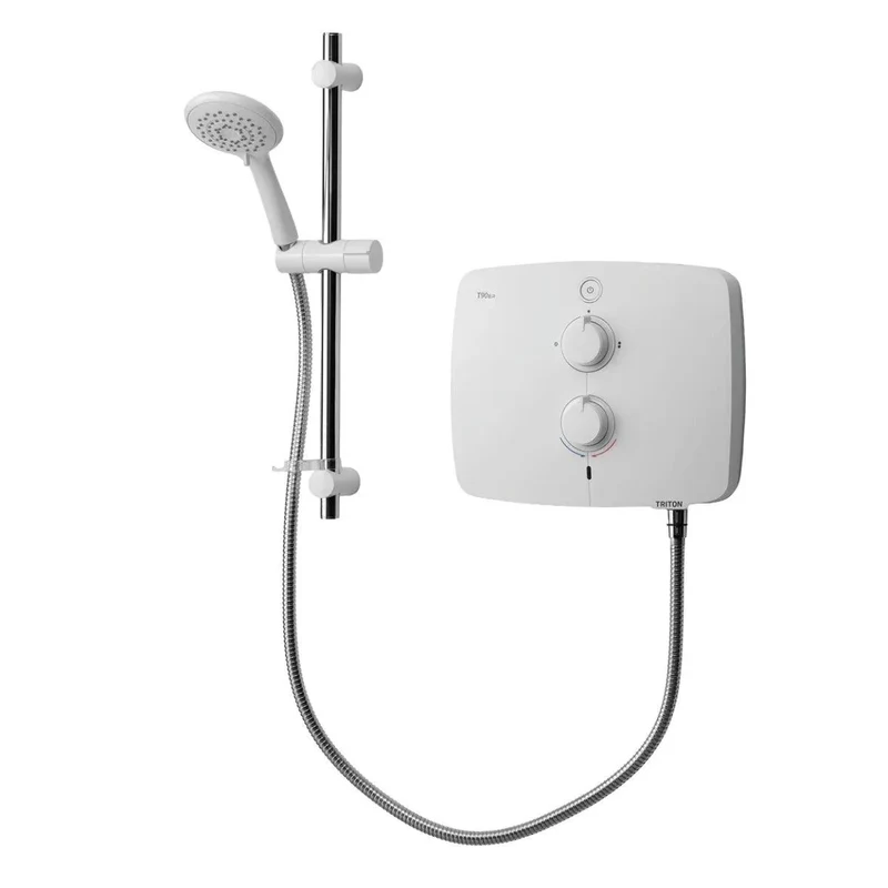 Triton T90ER Pumped Electric Shower 9.0kW - White