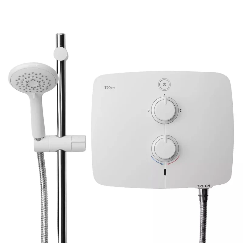 Triton T90ER Pumped Electric Shower 9.0kW - White
