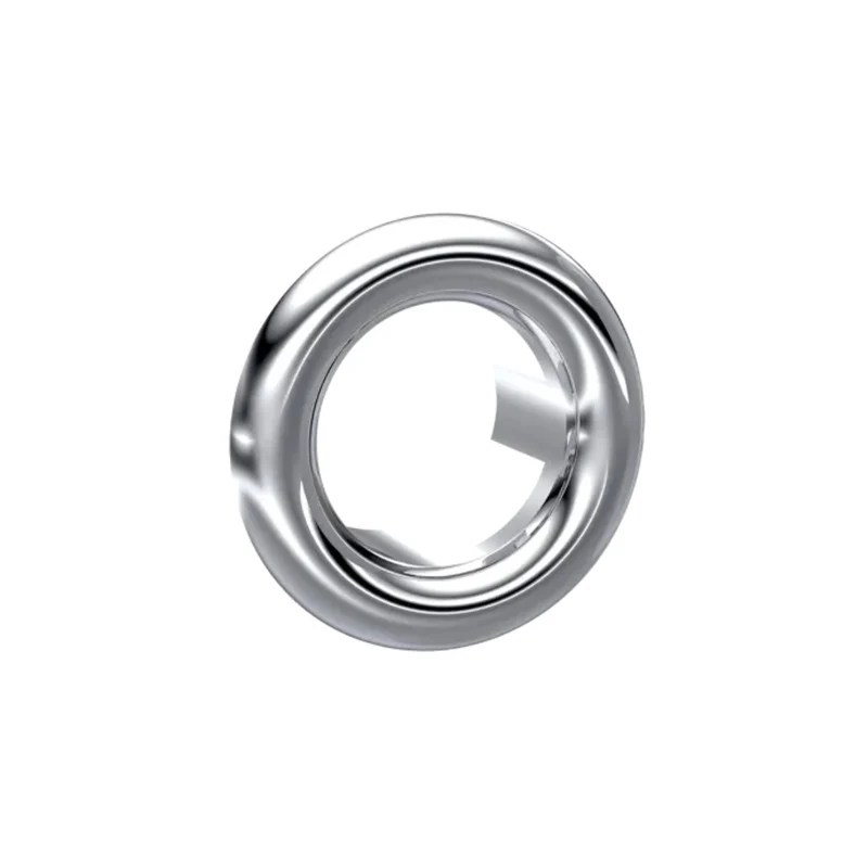 Objekt Ceramica Round Basin Overflow Cover - Chrome