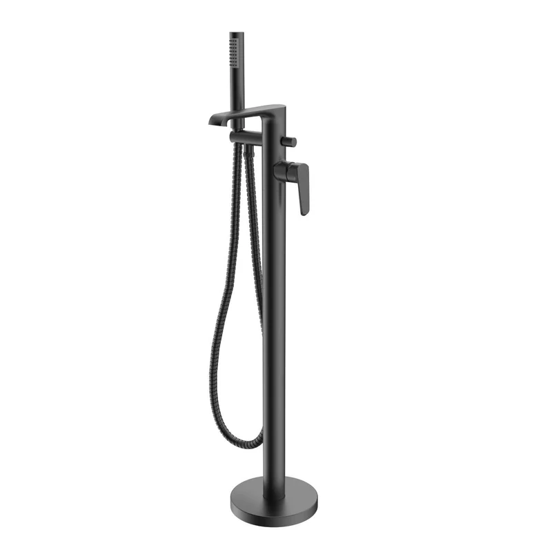 Eliseo Ricci Daytona Freestanding Bath Shower Mixer - Gunmetal