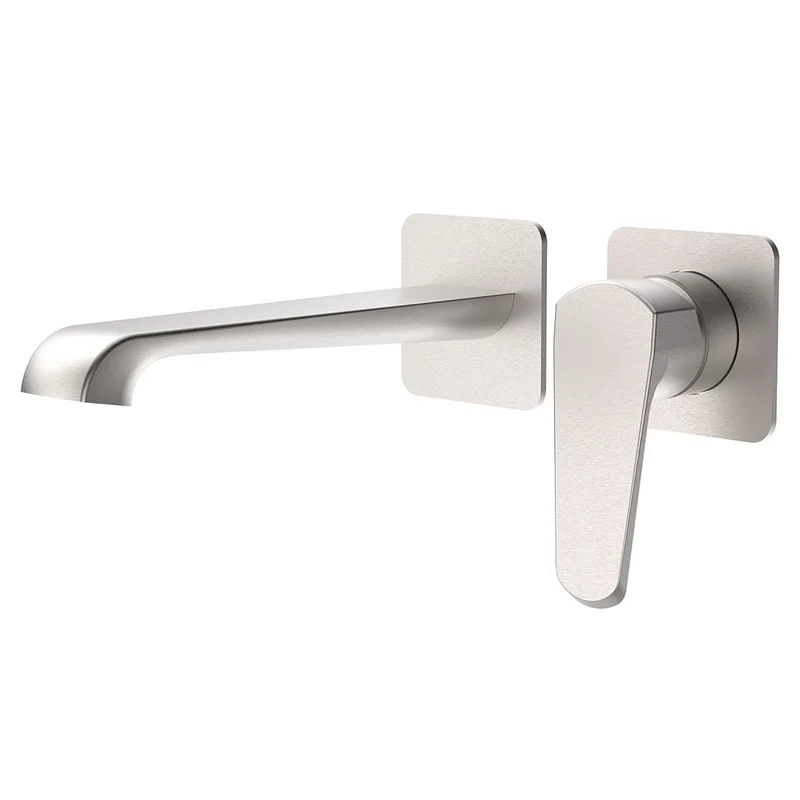 Eliseo Ricci Daytona Wall Mounted Basin Filler - Brushed Nickel