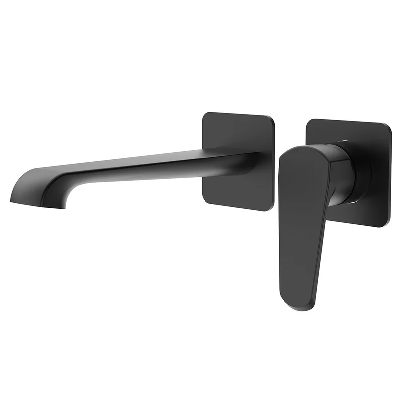 Eliseo Ricci Daytona Wall Mounted Basin Filler - Matt Black